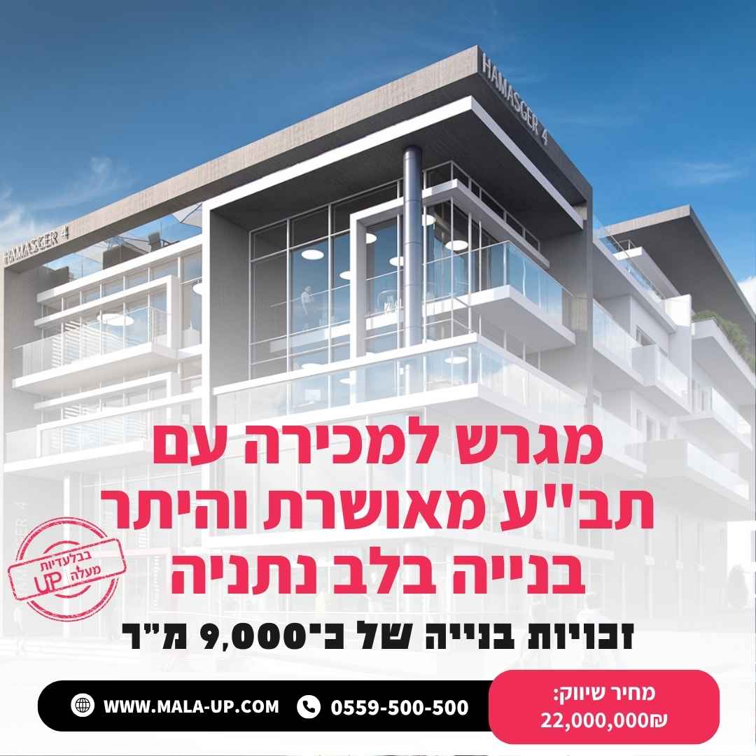 מגרש למכירה
